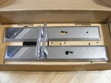 Emtek Brass Modern Door Entry Multi Point Trim with Europe Cylinder Below Handle