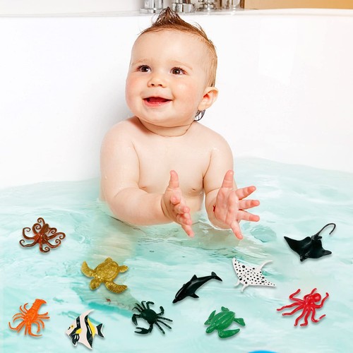 1/2/3 24piece Imagination With Sea Animal Toy Non-toxic And Odorless For Safe - Foto 4 di 10