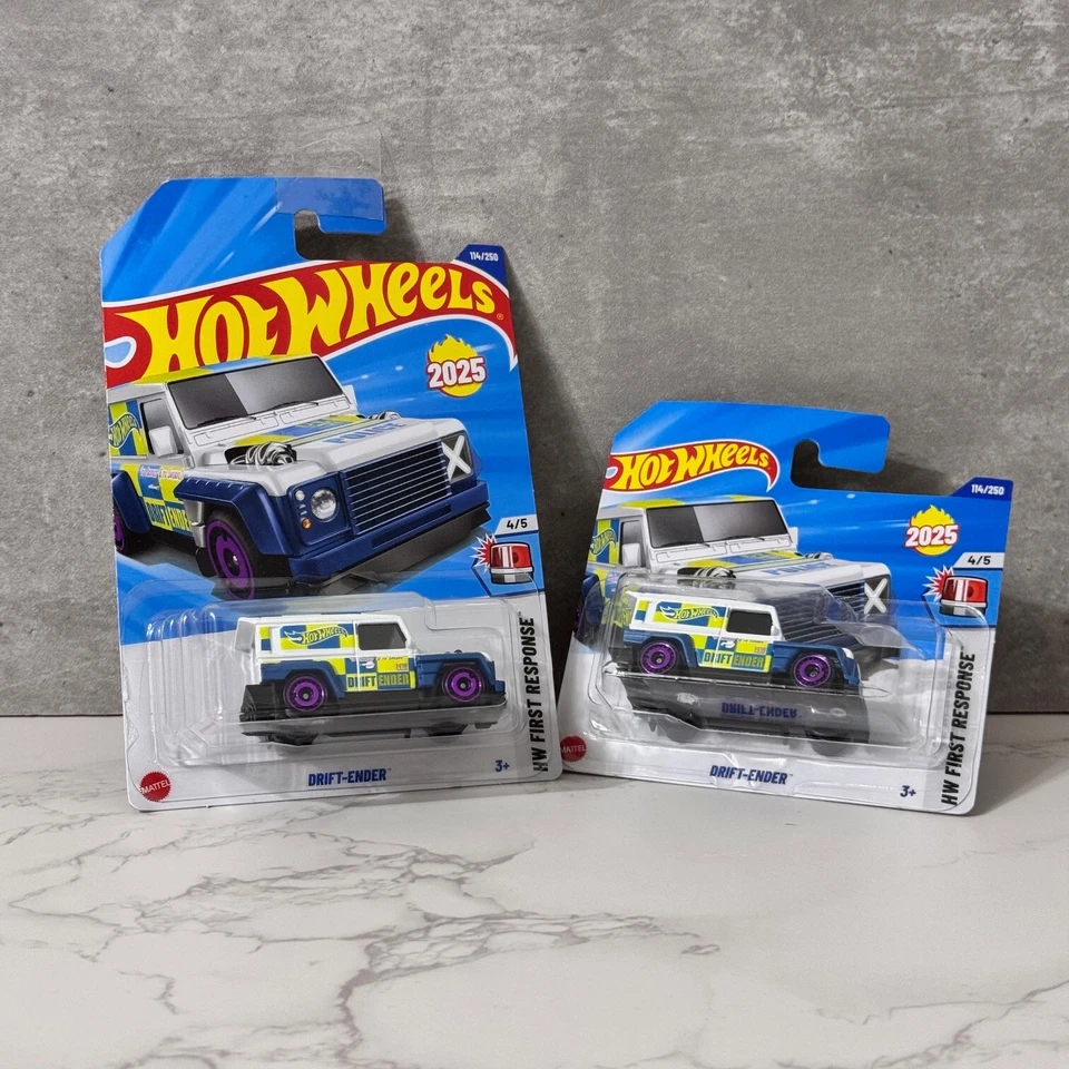 Hot Wheels Drift Ender Police Land Rover - New Case 2025 - COMBINE POSTAGE