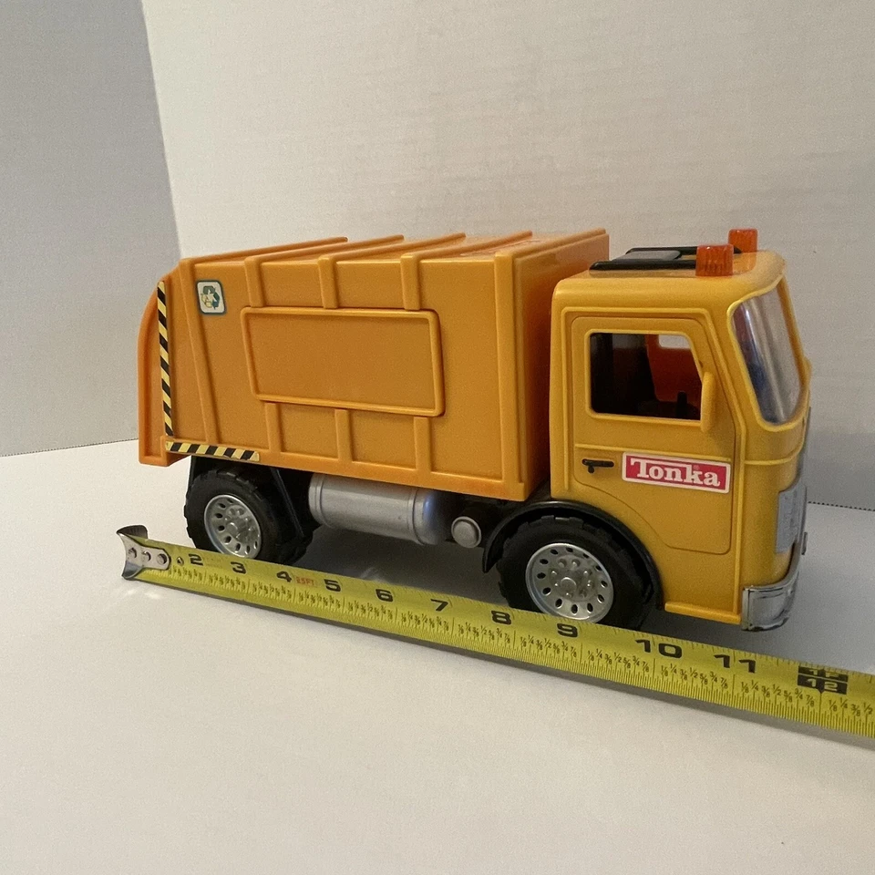 Baúl de reciclaje de basura Tonka Hasbro Funrise 2004 naranja Foto 2 de 4