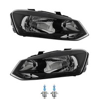 Scheinwerfer Set Rechts & Links H4 FüR VW Polo 6R 6C 6R_ Inkl. Osram Lampen
