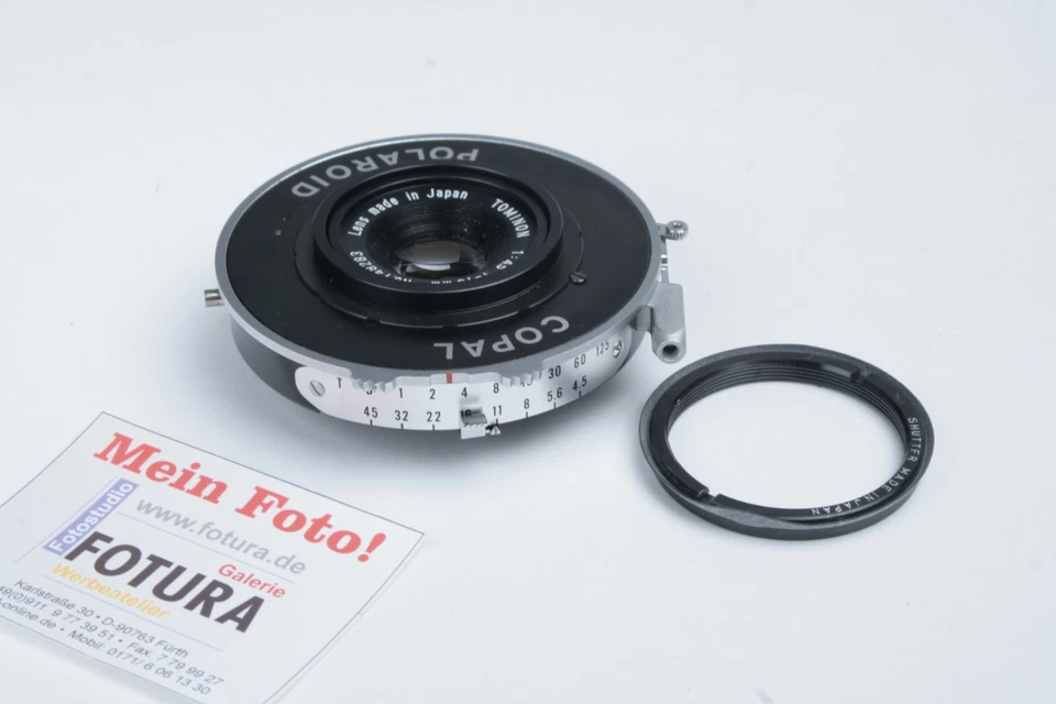 Polaroid Tominon 4.5/75mm w. Copal Shutter , 3 Monate Garantie - Bild 3 von 4