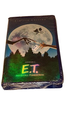 E.T. The Extra-Terrestrial Limited Edition Purple Clamshell Case (2002) VHS New