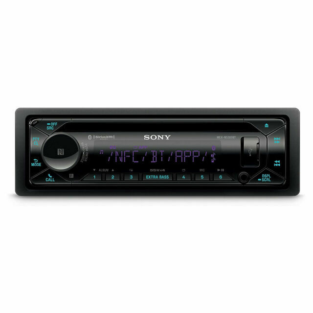 Sony MEX-N5300BT 1-DIN CD Car Stereo, SiriusXM Ready, Bluetooth, AM/FM Radio
