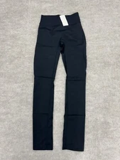 Musera Black Elastic waist Compression Leggings Womens Size Large