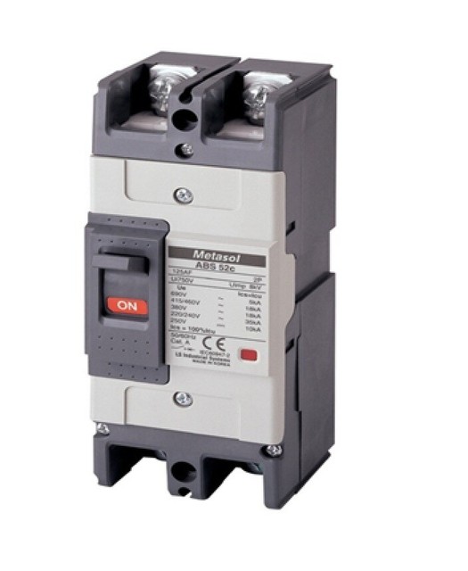 LSIS ABS52c Metasol MCCB 50AF Standard Type 2p Molded Case Circuit
