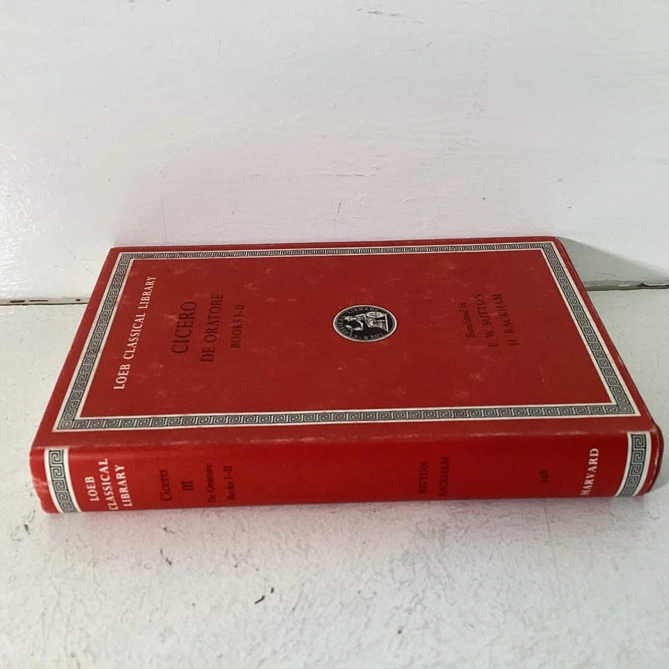Cicero De Oratore Books 1-II Loeb Classical Library HC DJ VG - Image 2 of 4