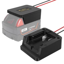 DIY Power Wheels Adapter Connect Compatible With Milwaukee M18 18V Battery Dock