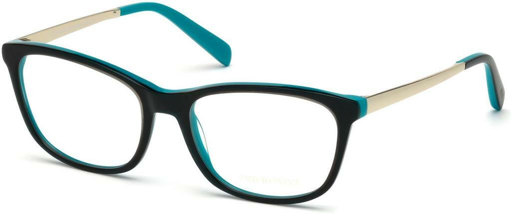 Оправа для очков Emilio Pucci EP 5068 092 Черная синяя цвета морской волны пластиковая 54-17-135 Новая 19590₽