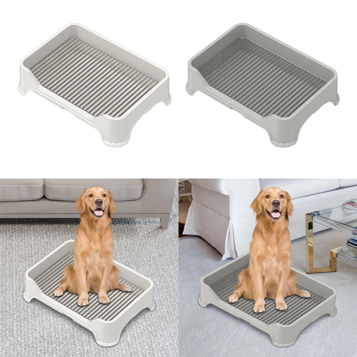 Outdoor dog top litter tray