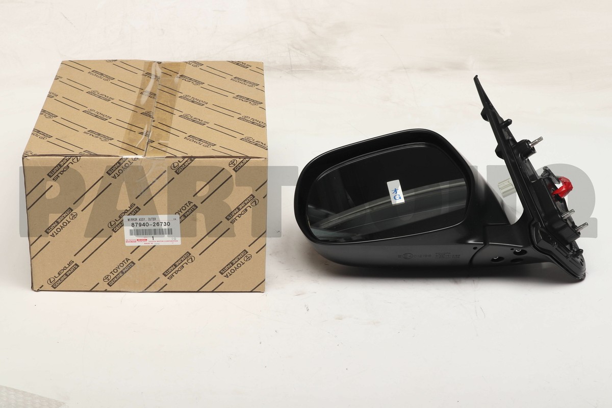 8794026730 Genuine Toyota MIRROR ASSY, OUTER REAR VIEW, LH 8794026730 Genuine Toyota MIRROR ASSY, OUTER REAR VIEW, LH