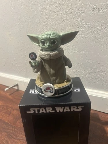 Star Wars Grogu Colorado Avalanche Bobblehead The Mandalorian Hard Plastic