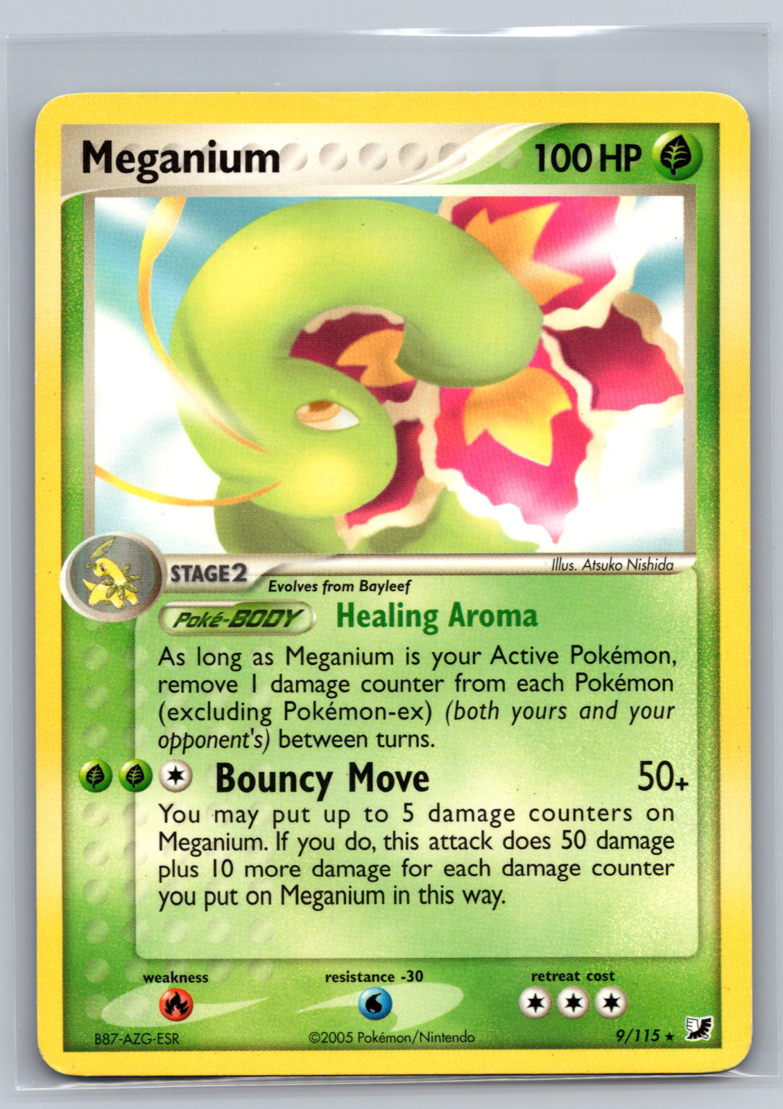 Meganium - (EX Unseen Forces) 9/115 Deck Exclusives Regular LP