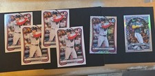 2026 Bowman Roman Anthony (6) Card Lot Sterling Chrome,Mojo Refractor Base 