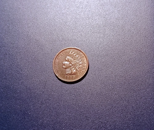 Choice AU 1909-S Indian Head Cent