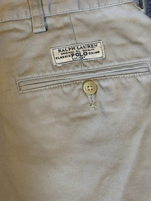 Vintage Polo Ralph Lauren Chino Shorts Mens 34 Prospect 90s 100