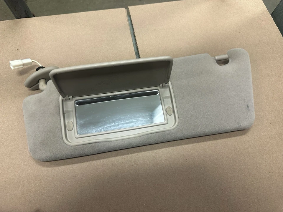 2002-2006 Lexus ES300 ES330 Driver Left Side Sun Visor Beige Cloth Lighted OEM Foto 4 de 4