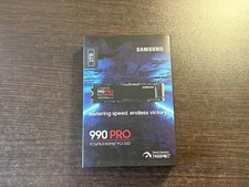 Samsung 990 PRO 2TB M.2 NVME PCIE Internal SSD (MZ-V9P2T0B/AM) - Factory Seaed