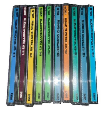 Billboard Top Hits CD Lot of 10 1957- 1972 F4