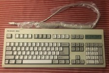 Vintage Packard Bell T9904 PS/2 Clicky Keyboard Beige Made Taiwan