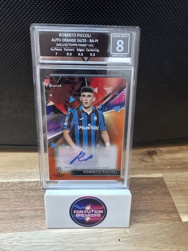 2021-22 Topps Finest UCL - Roberto Piccoli Autograph /25 - Atalanta