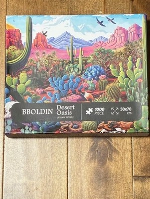 BBOLDIN  Desert Oasis  1000 Piece Jigsaw Puzzle   Brand New,