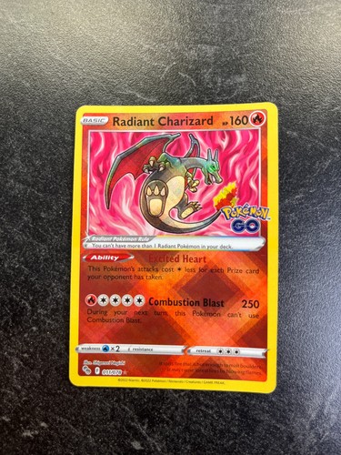 Radiant Charizard 011/078 Pokémon GO Holo