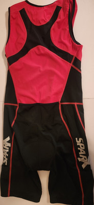 Sparx Triathlon Suit XL Black Pink Red 80% Polyamide 20% Elastane