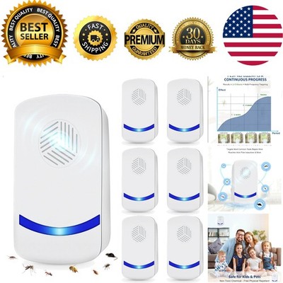 2026 Upgraded Ultrasonic Pest Repeller, Spider Repellent Indoor for Roach, An...