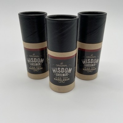 3x Beard Oil- Wisdom  | The Original Can You Handlebar Formula