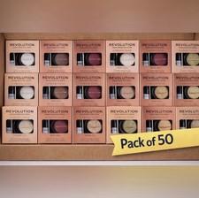 Paquete de 50 láminas impecables Makeup Revolution sombra de ojos e imprimación tonos mixtos nuevo en caja