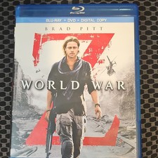 World War Z Blu-ray DVD Unrated Version Brad Pitt Paramount