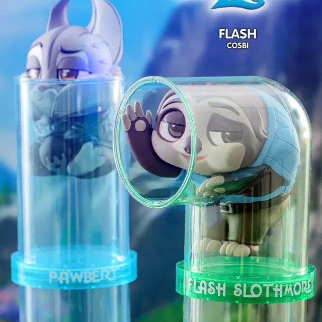 Zootopia Hot Toys Cosby Cosbaby Mini Figures (Judy, Nilles, Flash)