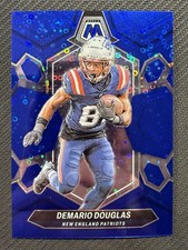 2024 Mosaic No Huddle Demario Douglas Blue /75 Patriots #151