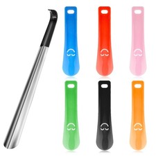 7 Piece Shoe Horn Metal and Plastic Shoe Horn, Shoe Horn 42cm Long, Mi...