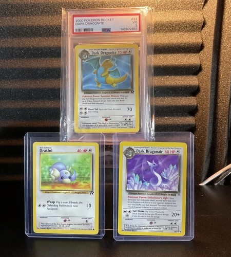 Dark Dragonite (Unlimited) graded PSA 3 for sale on eBay