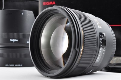 Sigma 85mm f/1.4 Portrait DG Mint Fast Lens Sharp Bokeh Tested Working #4103