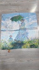 Quadratischer Schal Der Spaziergang von Claude Monet neu mit Etikett