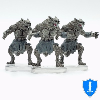 Werewolf x3 - Monster Manual Collection 1 #16 D&D Icons of the Realms