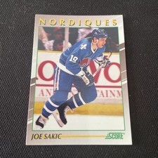 Joe Sakic 1991-92 Score Young Superstars #20 Quebec Nordiques (A22)