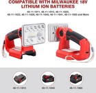 Cordless LED Work Light for Milwaukee Li-ion Battery 18V 9W 1000LM Flashlight US — photo 2