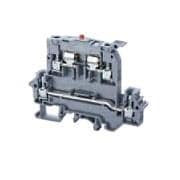1Pcs DDFL4U(E)/24 DIN Rail Terminal Blocks Dbl Lvl with LED