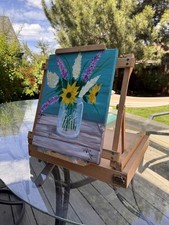 French Easel Table Top Moderately Used But Excellent Condition Wood Light Weight