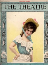 1904 Theatre July  Mabelle Rowland Rare Original  Cover Only