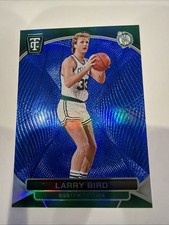 2024-25 Panini Totally Certified - Legends Larry Bird Blue Platinum Mirror /99