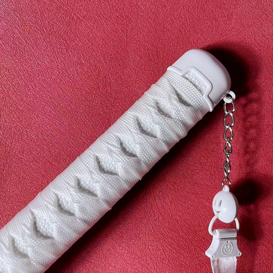 Espada Katana Rukia blanqueadora brillante de 40 pulgadas con luz LED anime cosplay sable juguete regalo Foto 3 de 4