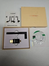 EDUP EP- DB1607 USB 600M  WI/FI Wireless Network Adapter with Driver And Box