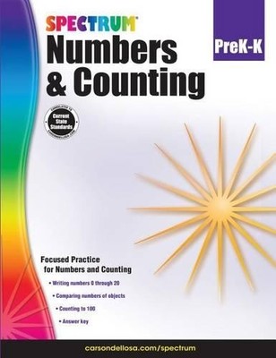 Carson Dellosa Education Spectru Numbers & Counting, Grades Pk -  (Taschenbuch)