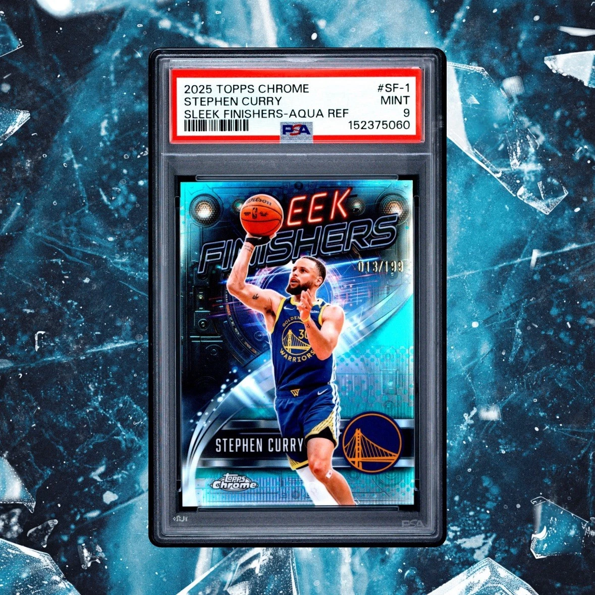 Stephen Curry Professional Sports Authenticator (PSA) Basketball