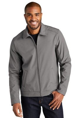 J417 Port Authority Mechanic Soft Shell Jacket Deep Smoke Grey 2XL